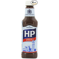 Hewlett Packard H P Sauce, 15-Ounce Plastic Bottles (Pack of 4)