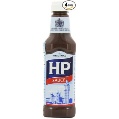 Hewlett Packard H P Sauce, 15-Ounce Plastic Bottles (Pack of 4)