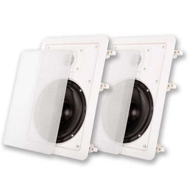 Acoustic Audio MT6 500 Watt Pair In-Wall/Ceiling Home Theater Surround Speakers