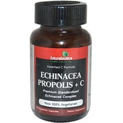 Future Biotics Futurebiotics Echinacea Propolis + C 50 Vegetarian Capsules