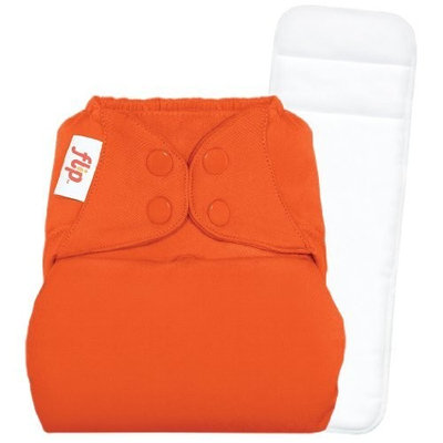 Flip Individual: 1 One-Size Snap Closure Diaper Cover & 1 One-Size Stay-Dry Insert - Grasshopper