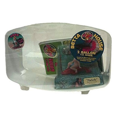 Zoo Med betta House 2 Gallon Television Style White