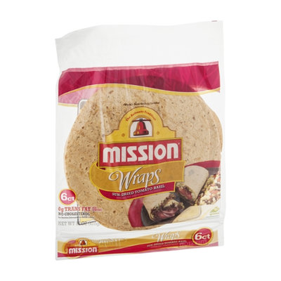 Mission Wraps Sun-Dried Tomato Basil - 6 CT