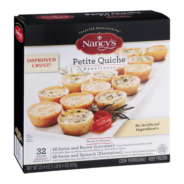 Nancy's Petite Quiche Appetizers 32 CT Reviews 2019