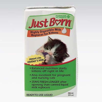 Just Born Milk Replacer Liquid for Kittens, 8 oz