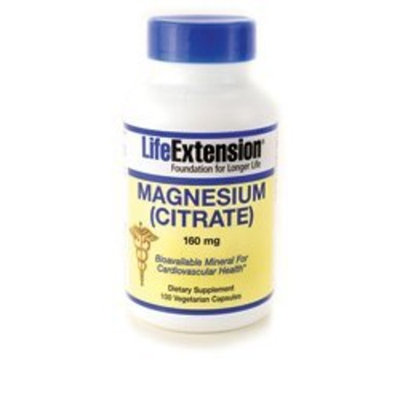 Life Extension Magnesium Citrate 160mg 100 Capsules