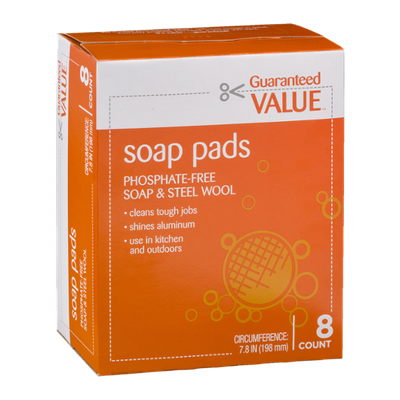 Guaranteed Value Soap Pads - 8 CT