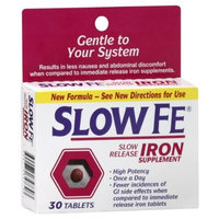 Slow Fe Slow Release Iron, Tablets, 30 ct.