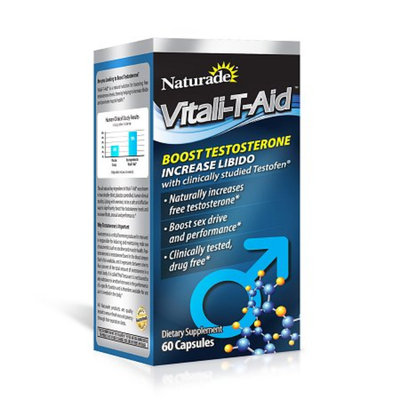 Naturade Vitali-T-Aid Testosterone Booster Dietary Supplement Capsule