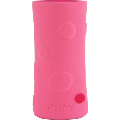 Pura Kiki Pebble Silicone Bottle Sleeve, Pink, Tall