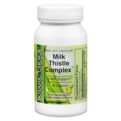 Botanic Choice Milk Thistle Complex 420 mg Dietary Supplement Capsules