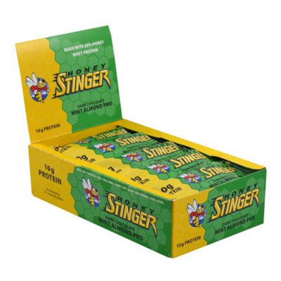 Honey Stinger 10g Protein Bars Dark Chocolate Mint Almond