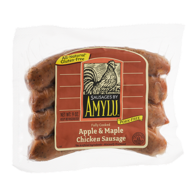 Amylu Apple & Maple Chicken Sausage - 4 CT