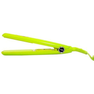 Turboion Baby Croc Professional Dual Voltage Mini Travel Flat Iron, Lime, 5/8 Inch