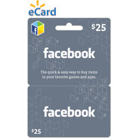 Facebook $25 eGift Card (Email Delivery)