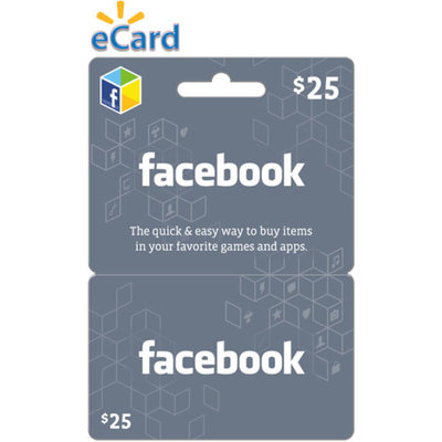 Facebook $25 eGift Card (Email Delivery)