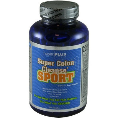 Health Plus Super Colon Cleanse, Sport Capsules, 300-Count