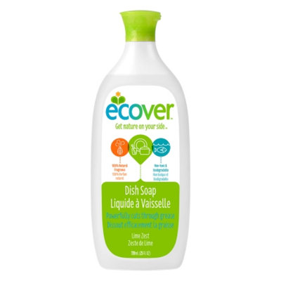 Ecover Liquid Dish Soap, Lime Zest, 25 fl oz