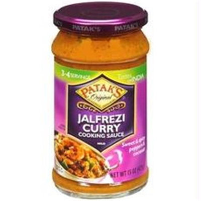 Patak B36681 Pataks Cooking Sauce Jalfrezi Mild Curry -6x15oz