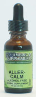 Aller-Calm No Chinese Ingredients American Supplements 1 oz Liquid