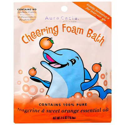 Aura Cacia Aromatherapy Foam Bath for Kids Cheering/Tangerine & Sweet Orange