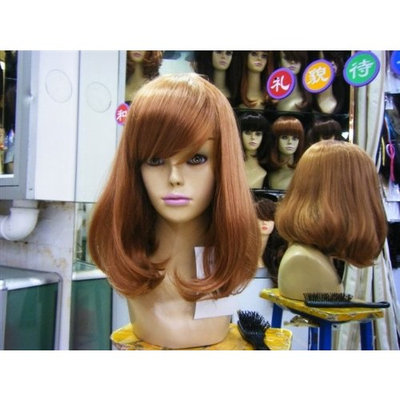 Emma Medium High Quality Synthetic Golden Straight Hair Wig