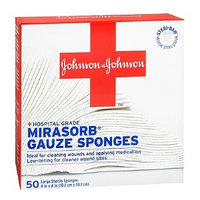 Johnson & Johnson Mirasorb Sterile Gauze Sponges