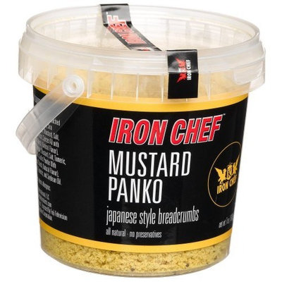 IRON CHEF Mustard Flavored Panko, Certified Kosher, 6-Ounce Buckets (Pack of 3)