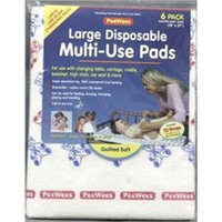 Continental Quilting PeeWees Disposable Multi-Use Pads - Large 6 pk.