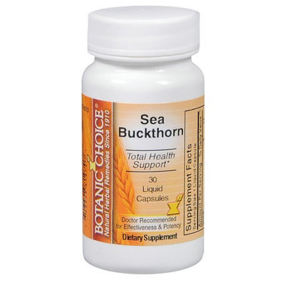 Botanic Choice Sea Buckthorn Dietary Supplement Liquid Capsules
