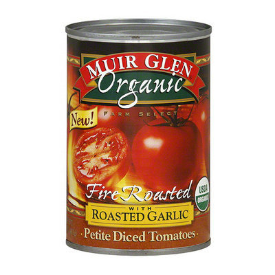 Muir Glen Fire Roasted Petite Diced Tomatoes With Roasted Garlic