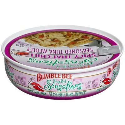Bumble Bee Sensations, Spicy Thai Chili Tuna Medley, 5-Ounce Cans (Pack of 6)