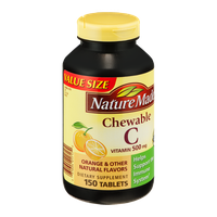 Nature Made C Vitamin 500mg Chewable Tablets - 150 CT