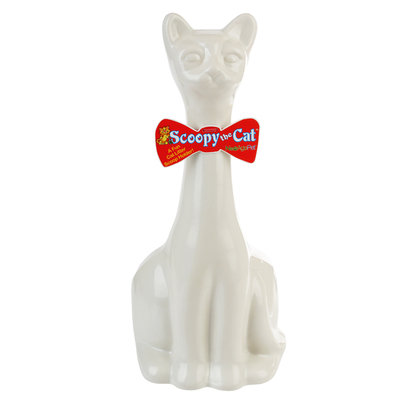 New Age Pet Scoopy Cat Litter Scoop - White