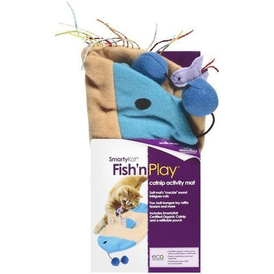 SmartyKat Fish 'n Play Catnip Activity Cat Mat