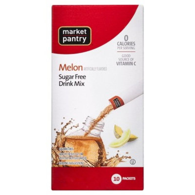 Bay Valley Foods Market Pantry Melon Sugar Free Drink Mix 10 pk