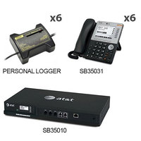 AT & T SB35010 + (6) SB35031 + (6) Digital Call Reco Syn248 by AT & T Business Telephones