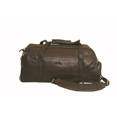 Canyon Leather NCAA Embossed Leather Sports Duffel - Marble Canyon