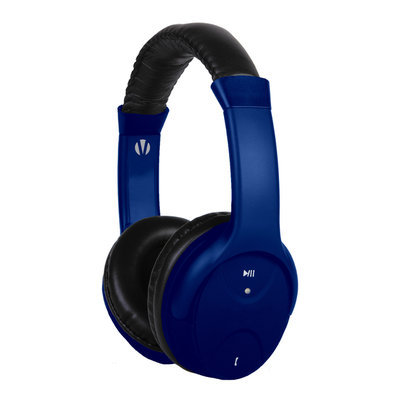 Iconcepts Vivitar Over-Ear Bluetooth Headset - Blue