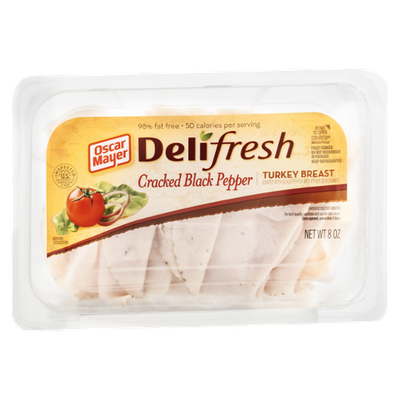 Oscar Mayer Delifresh Turkey Breast Cracked Black Pepper