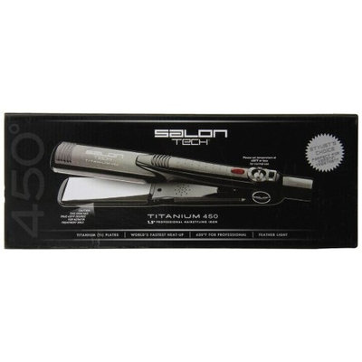 Salon Tech Pfip150 Professional Hairstyling Iron, Titanium 450, 1.5-Inches