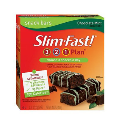 SlimFast 3.2.1 Plan Chocolate Mint Snacks Bar