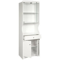 Home Source Industries Microwave Cart: Microwave Cabinet - White