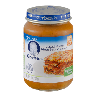 Gerber® 3rd Foods Lasagna With Meat Sauce Dinner