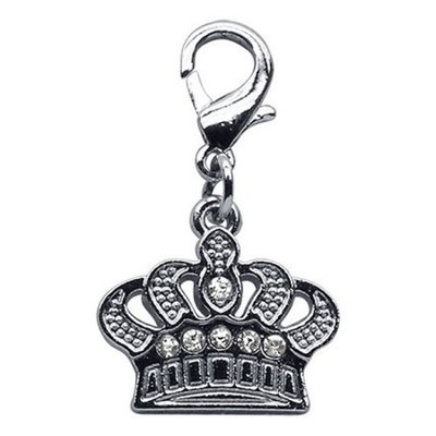 Mirage Dog Supplies Lobster Claw Crown Charm Clear