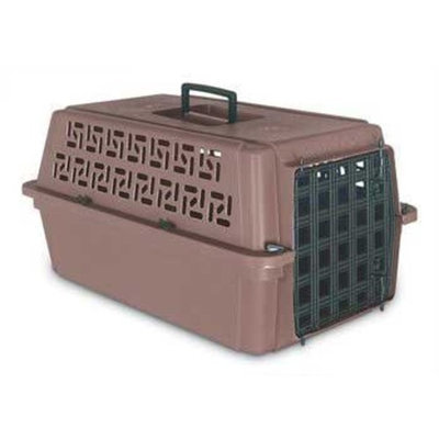Petmate Pet Escort Kennel from Doskocil Dark Taupe/Black Door