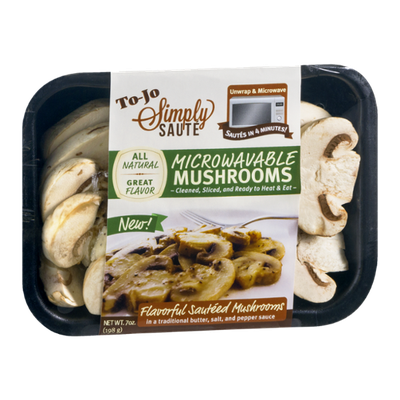 To-Jo Simply Saute Microwavable Mushrooms