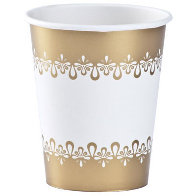 Hanna K Signature Hanna K. Signature 90782 Everyday Ensembles 9 Oz Precious Gold Hot/Cold Cup - 864 Per Case