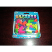 Inc 40-Pack Neon Cap Erasers - Pencil Toppers