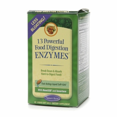 Nature's Secret 13 Powerful Food Digestion Enzymes
